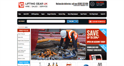 Desktop Screenshot of lifting-equipment.co.uk